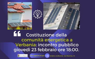 Immagine: incontro pubblico comunità energetica