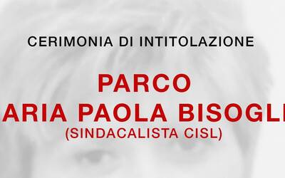 Immagine: Intitolazione Parco M.P. Bisoglio
