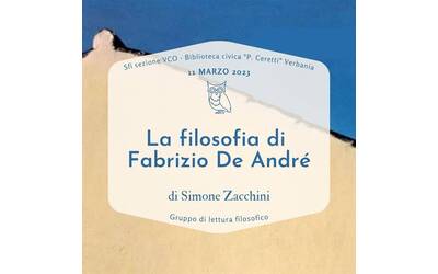 Immagine: La filosofia di Fabrizio De Andrè