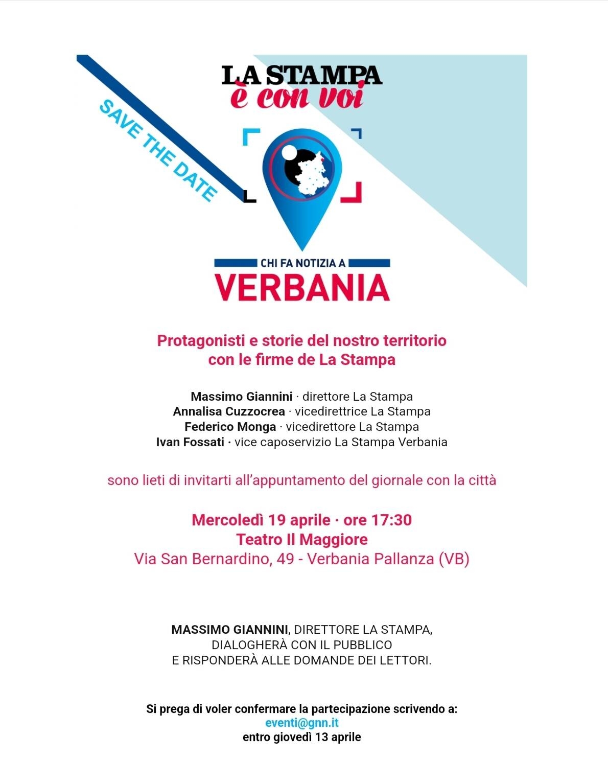 Immagine: La Stampa è con voi