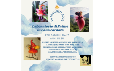 Immagine: Laboratorio di Fatine in Lana cardata (1)