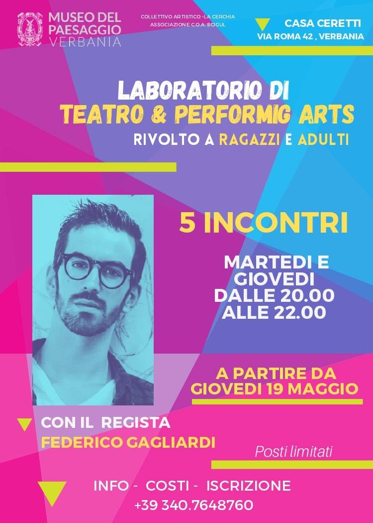 Immagine: laboratorio teatro  casa ceretti