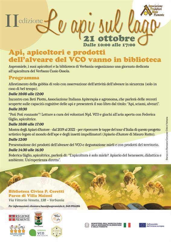 Immagine: Le api sul Lago 21 10 23