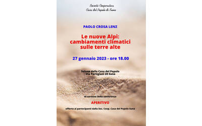 Immagine: Le nuove Alpi Casa del Popolo Suna 27 01 23