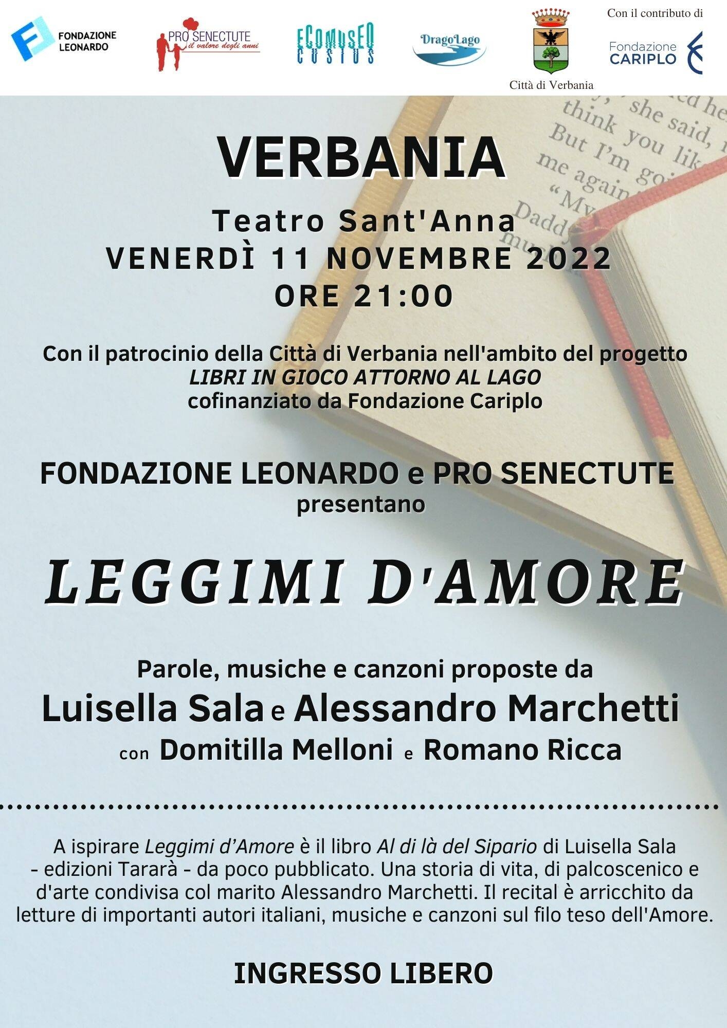 Immagine: Leggimi d_amore locandina Verbania