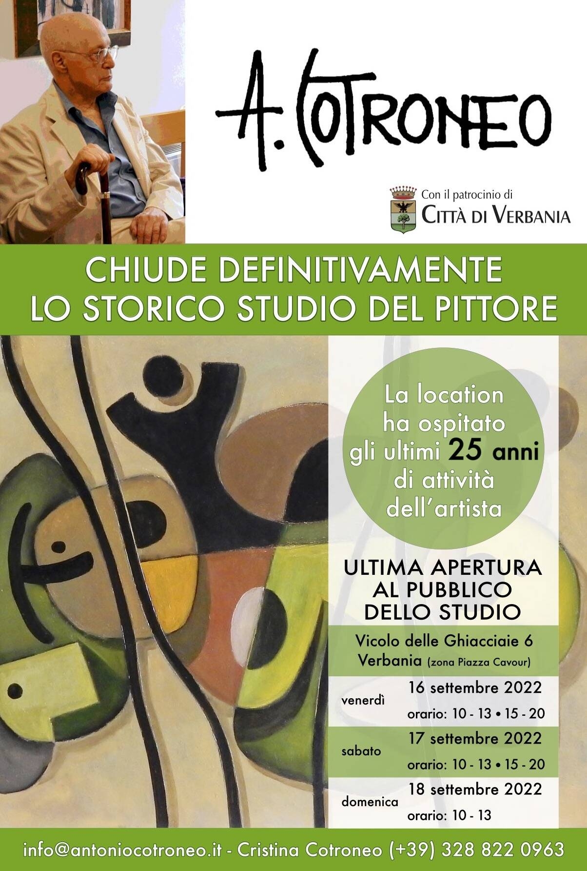 Immagine: Locandina A.Cotroneo-Chiusura studio