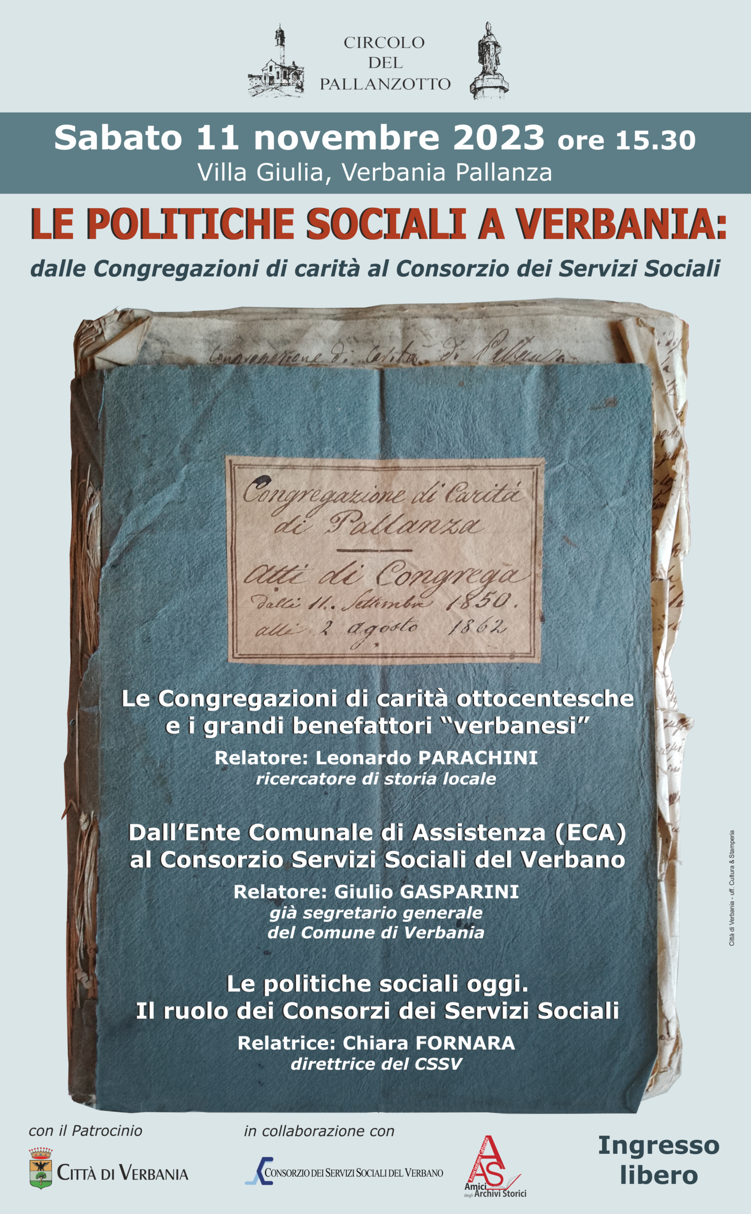 Immagine: LOCANDINA POLITICHE SOCIALI 11 novembre
