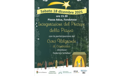 Immagine: LOCANDINA presepe Fondotoce