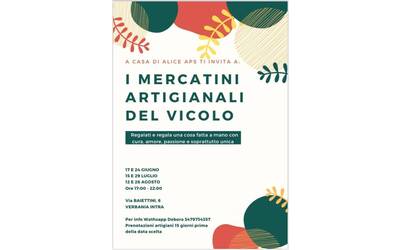 Immagine: mercatini artigianali del vicolo