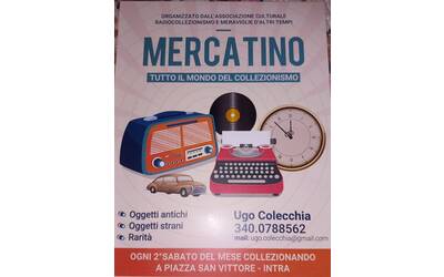 Immagine: Mercatini collezionismo del  sabato 2023