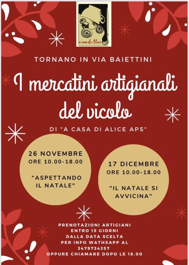 Immagine: Mercatini del vicolo Natale 2022