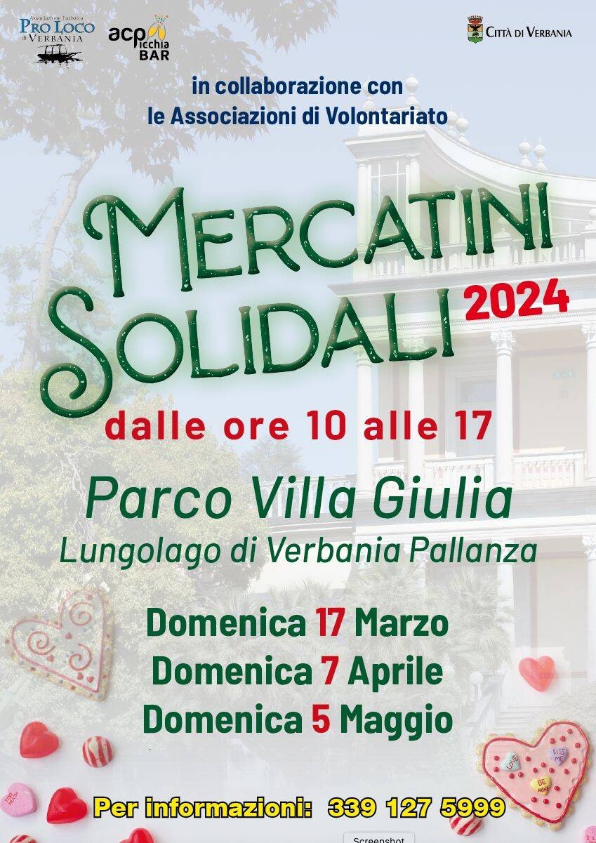 Immagine: Mercatini Solidali 2024