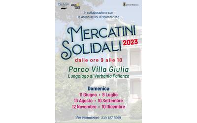 Immagine: mercatini solidali