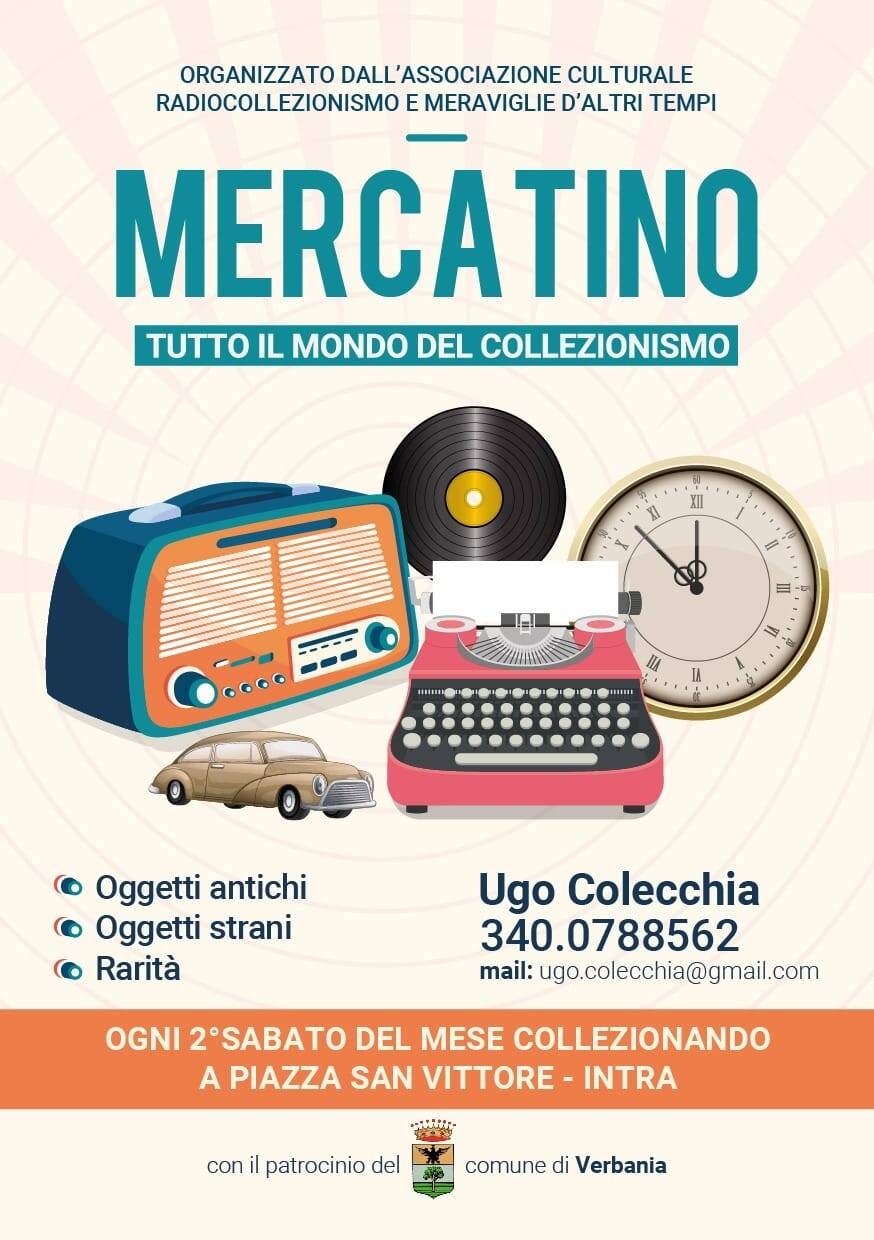 Immagine: mercatino antiquariato intra