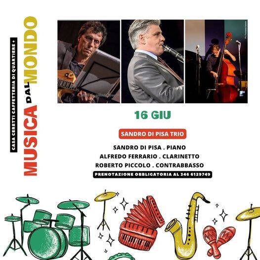 Immagine: musica dal mondo 16 giugno