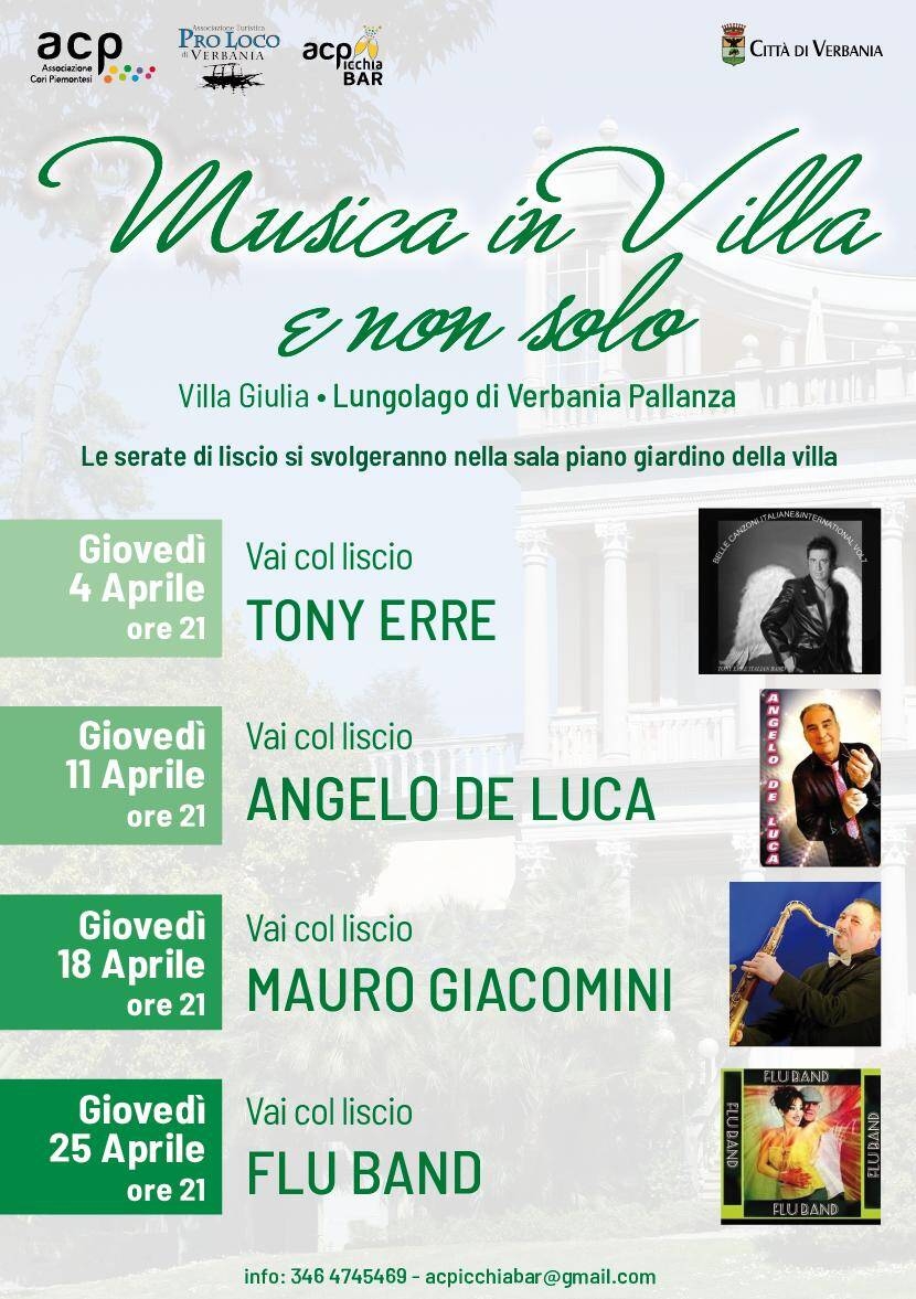 Immagine: Musica in Villa aprile 2024