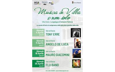 Immagine: Musica in Villa aprile 2024