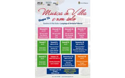 Immagine: Musica in Villa completo giugno 2024
