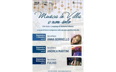 Immagine: Musica in villa dicembre 2022