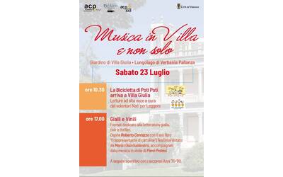 Immagine: musica in villa  e non solo 23 luglio