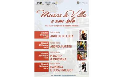 Immagine: Musica in Villa  giugno 2023