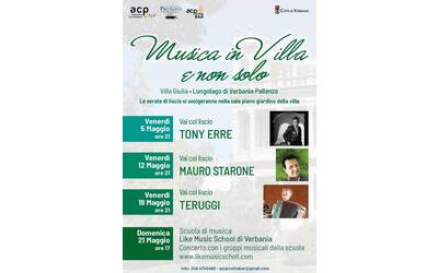 Immagine: Musica in Villa maggio