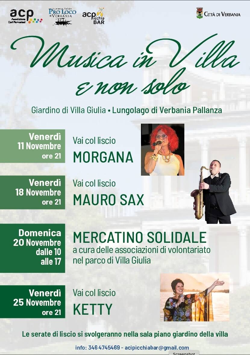 Immagine: Musica in Villa novembre 2022