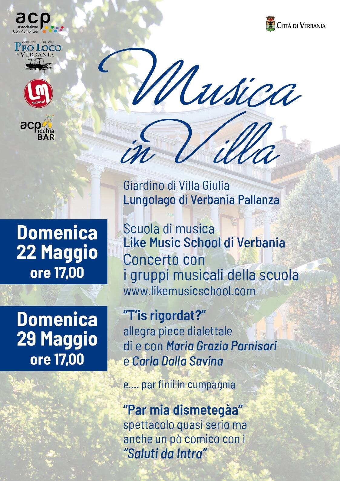 Immagine: Musica in Villa