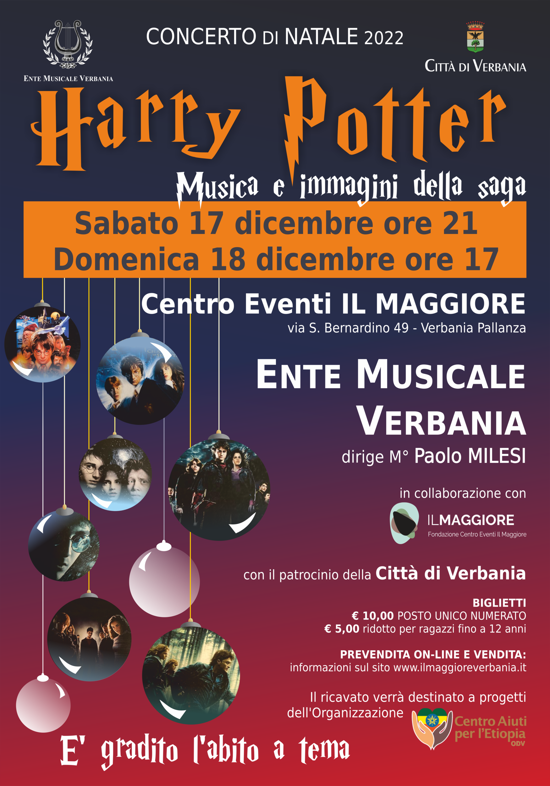 Immagine: Natale 2022 concerto Harry Potter