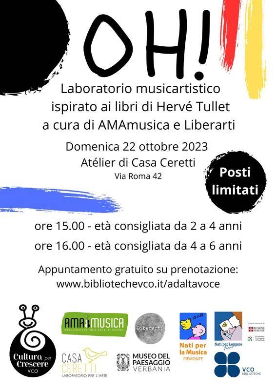 Immagine: Oh! Laboratorio musicartistico 22 10 23