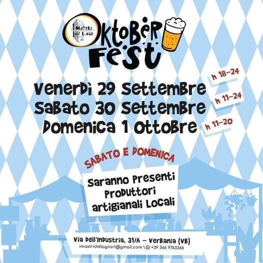 Immagine: oktober fest 29 30 settembre 1 ottobre 2023
