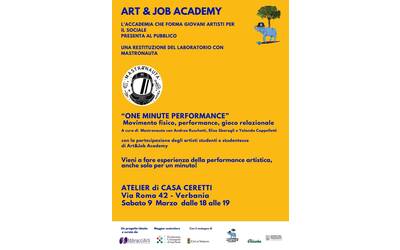 Immagine: One minute performance