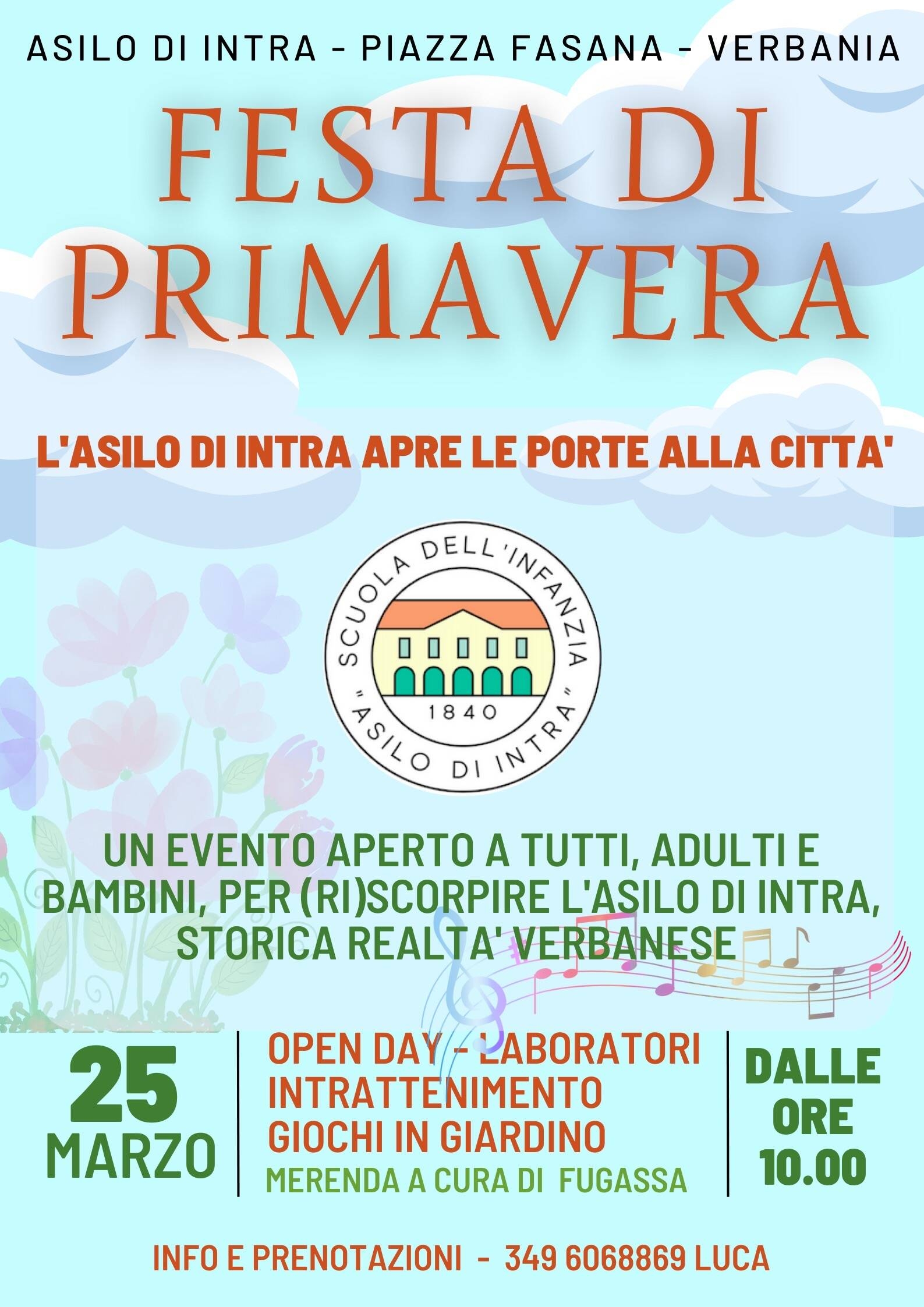 Immagine: Open day Asilo Intra 25 03