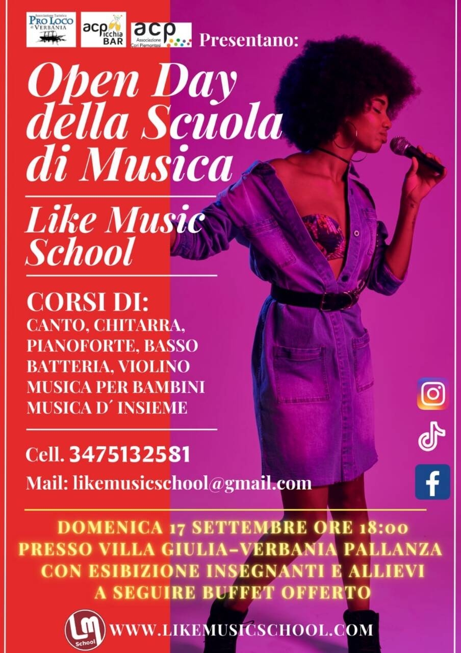 Immagine: open day scuola di musica 17 settembre 2023