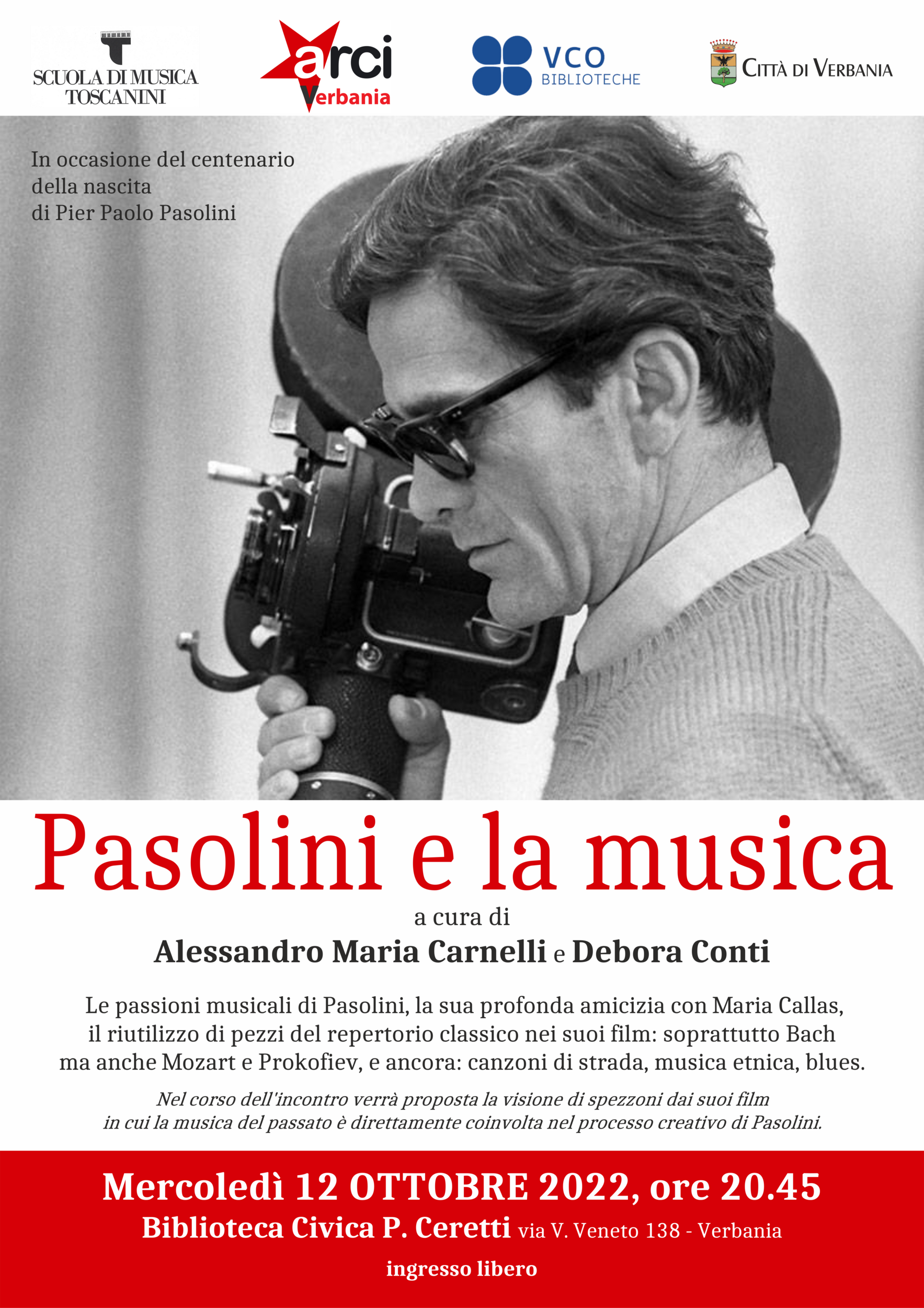 Immagine: Pasolini e la musica