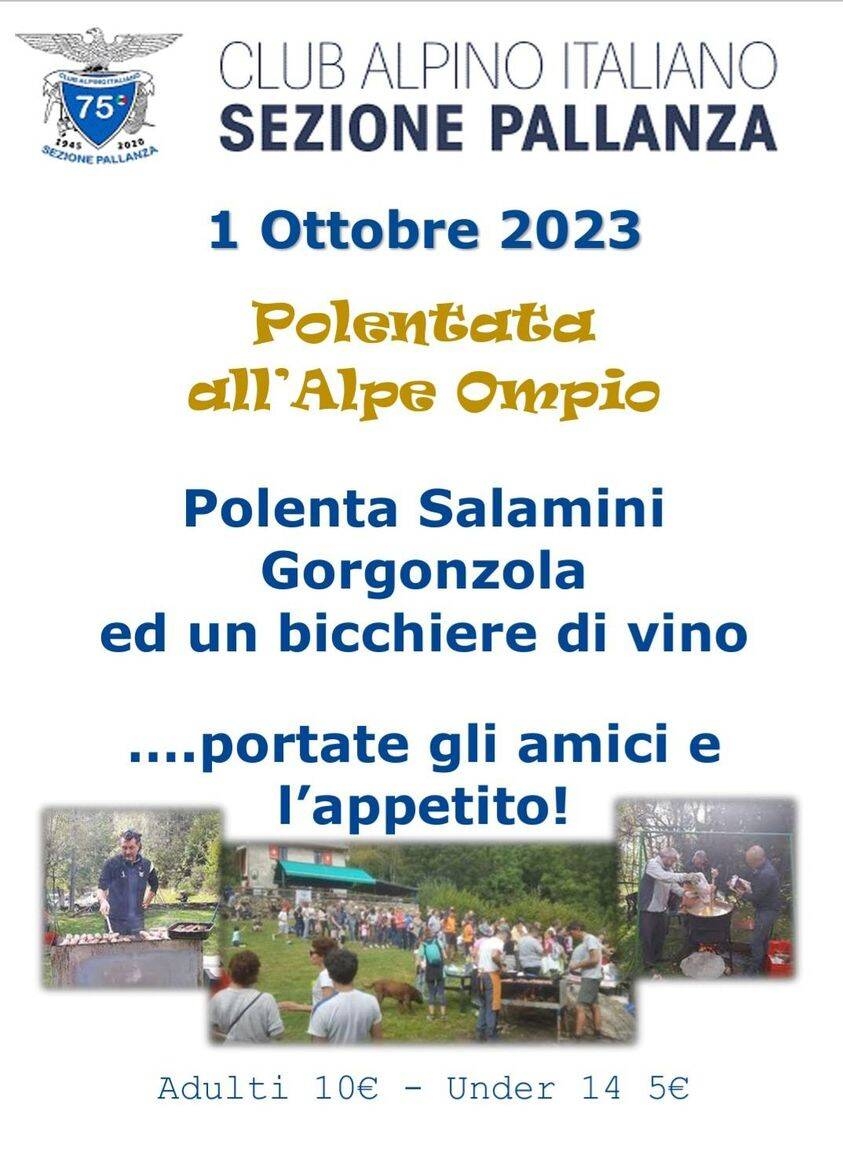Immagine: Polentata Cai Pallanza 1 ottobre 2023