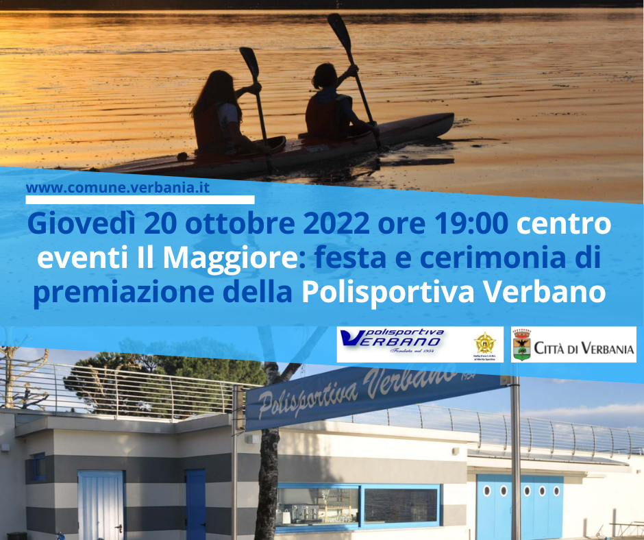 Immagine: Polisportiva Verbano cerimonia di premiazione