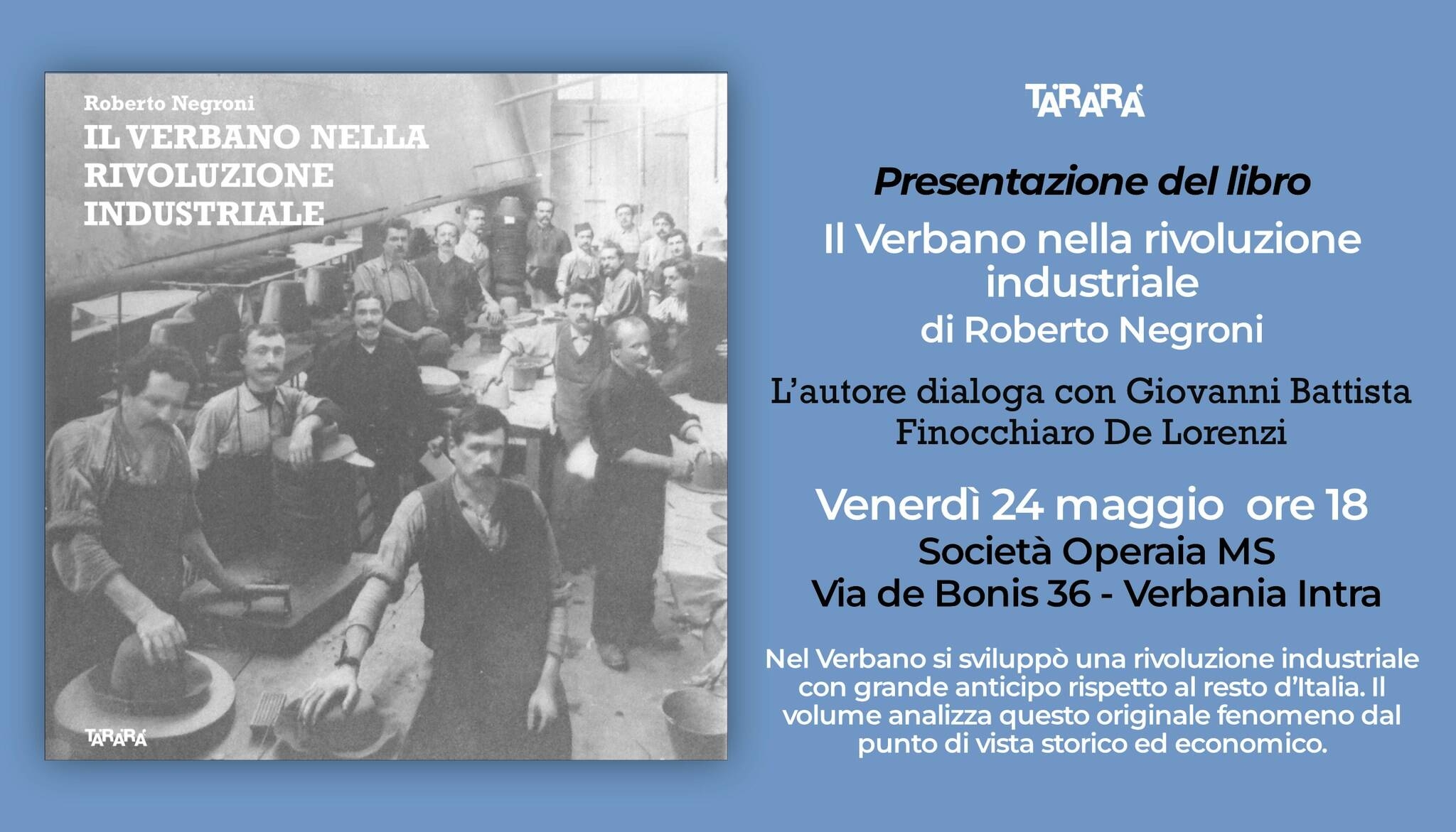 Immagine: Presentazione "Il Verbano nella Rivoluzione Industriale"