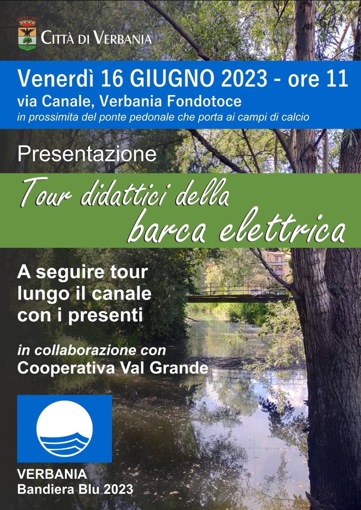 Immagine: Presentazione tour didattici barca elettrica