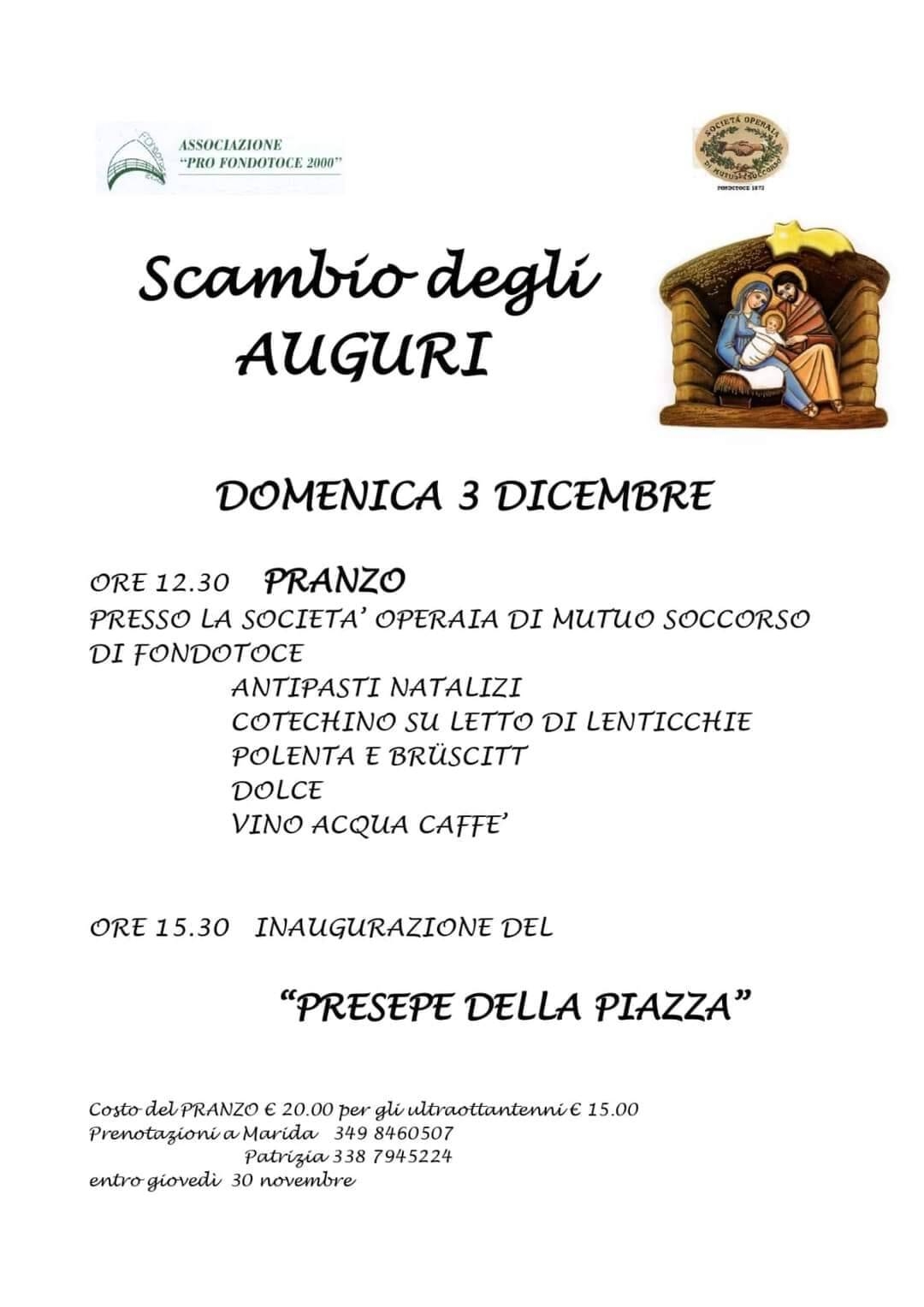 Immagine: Presepe Fondotoce 03 12 23