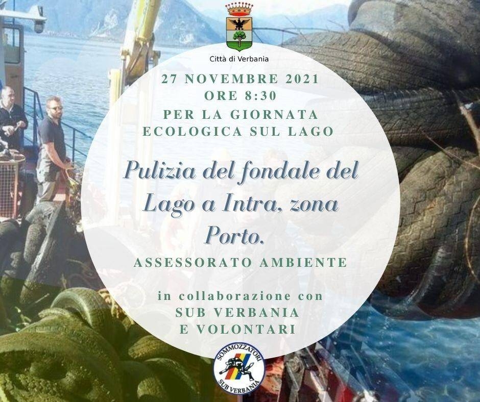 Immagine: Pulizia fondale lago Intra