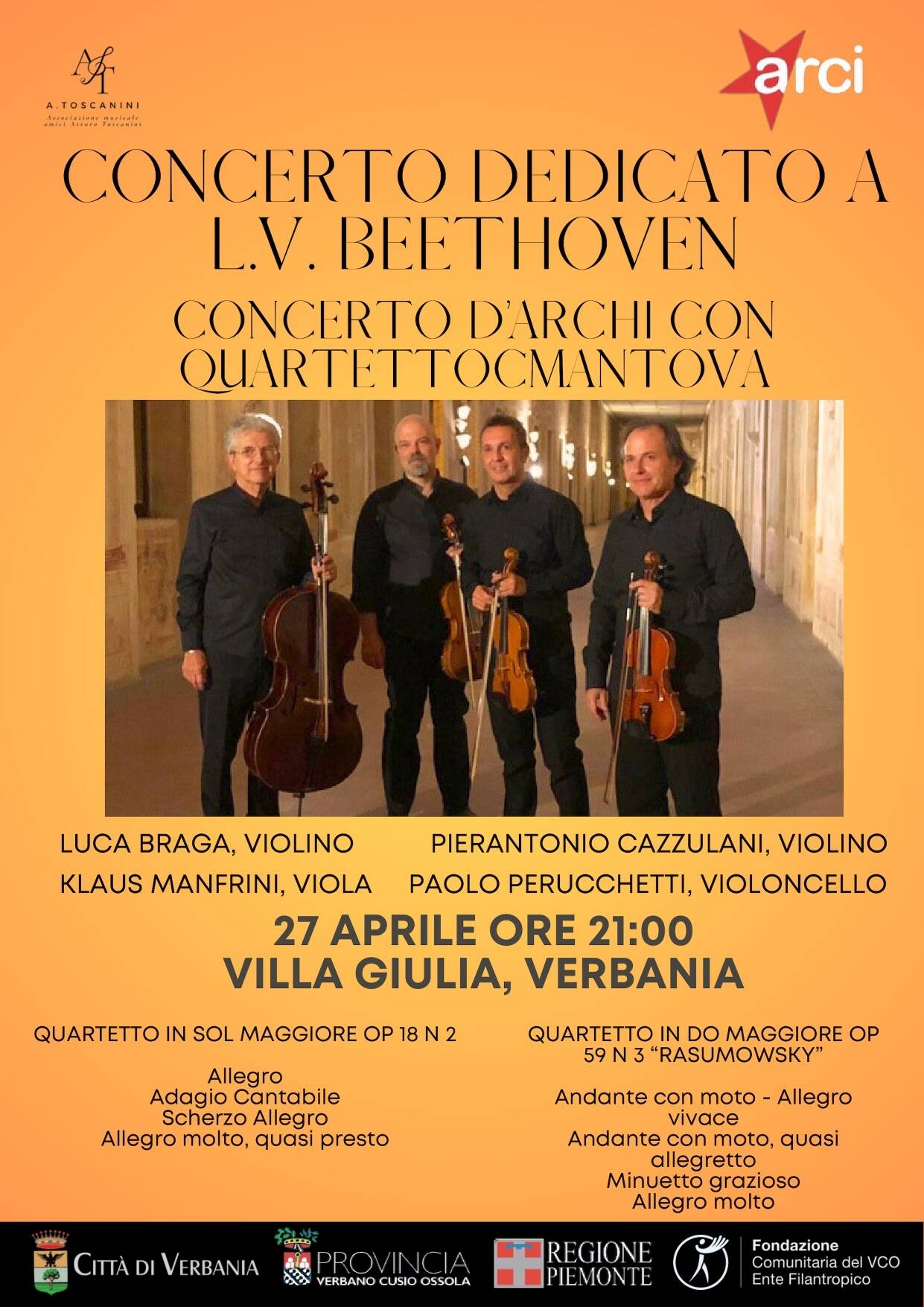 Immagine: QuartettOCMantova diretto da Luca Braga 