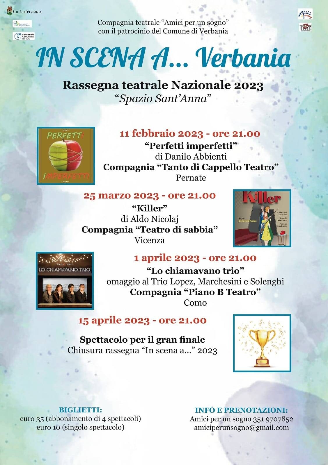Immagine: Rassegna Amici per un sogno 2023