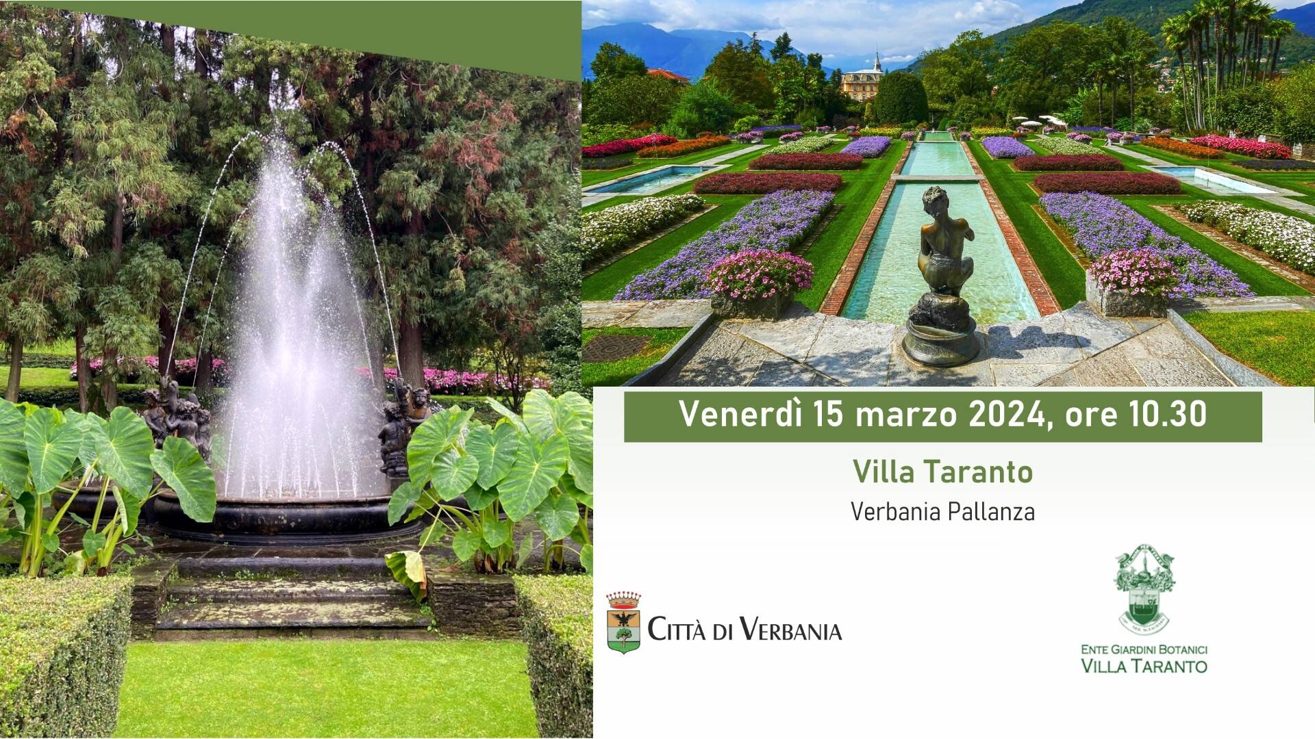 Immagine: Riapertura Giardini di Villa Taranto