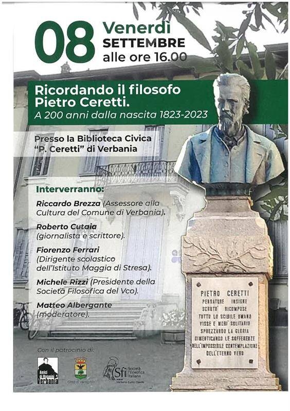 Immagine: Ricordando il filosofo Pietro Ceretti