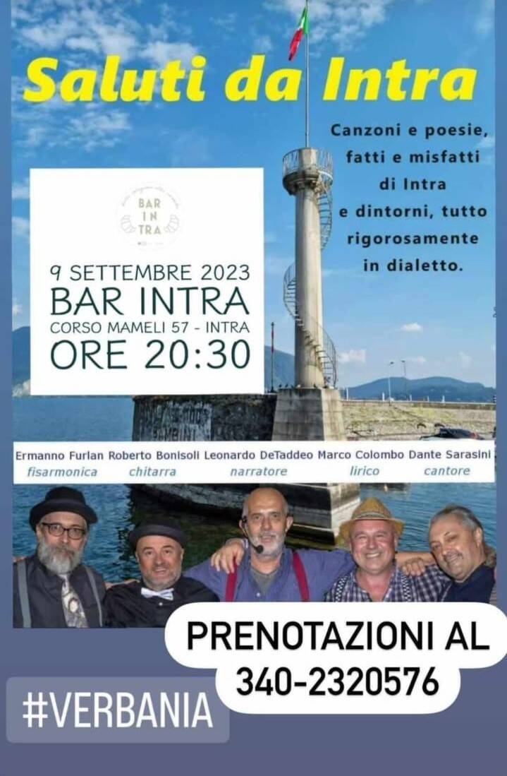 Immagine: Saluti da Intra 9 settembre 2023