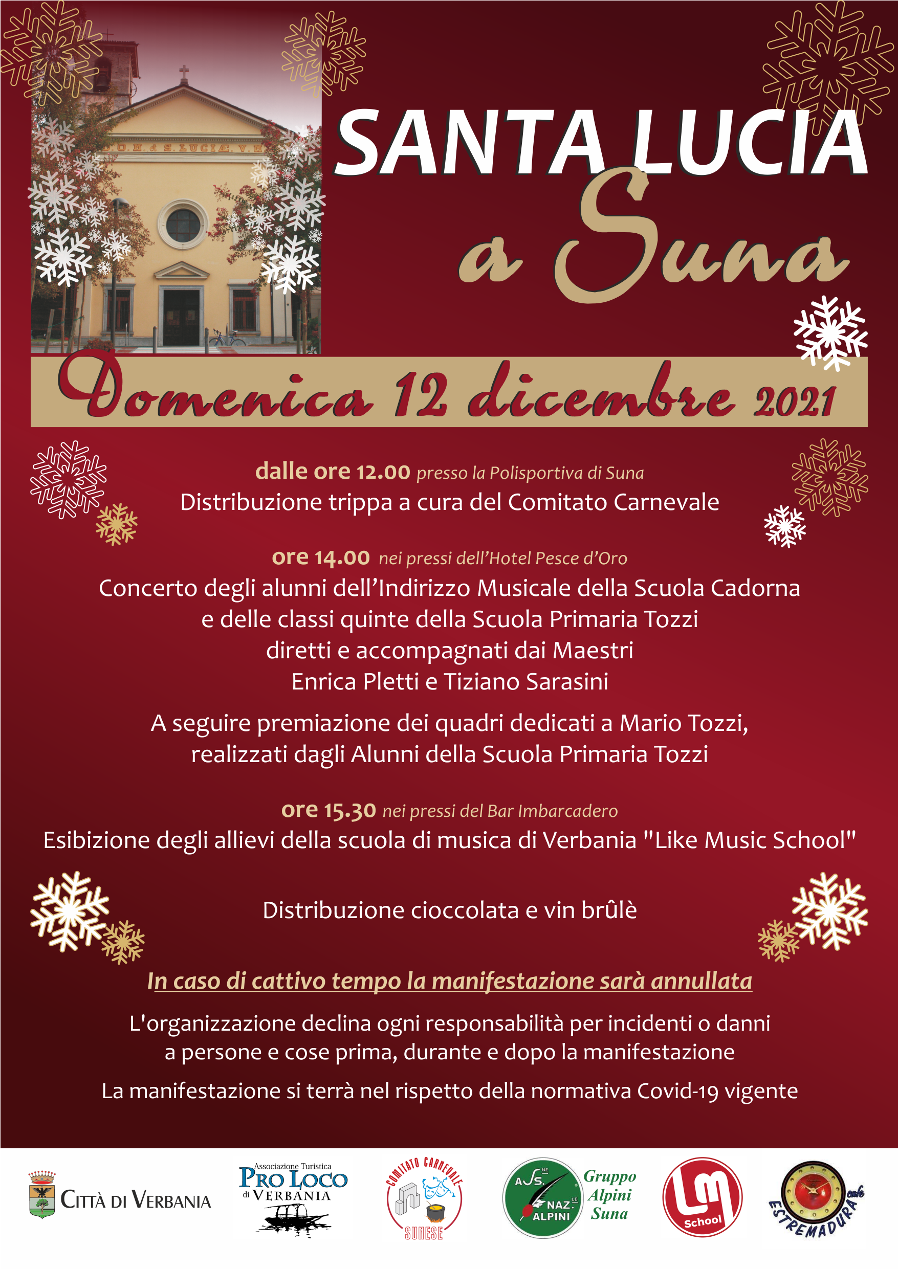 Immagine: santa lucia 2021 locandina