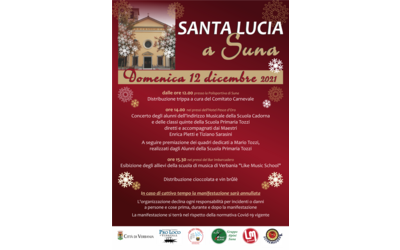 Immagine: santa lucia 2021 locandina