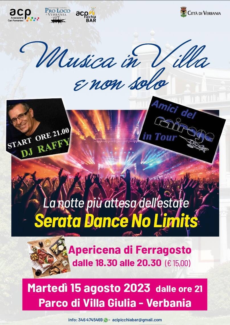 Immagine: serata dance ferragosto 2023