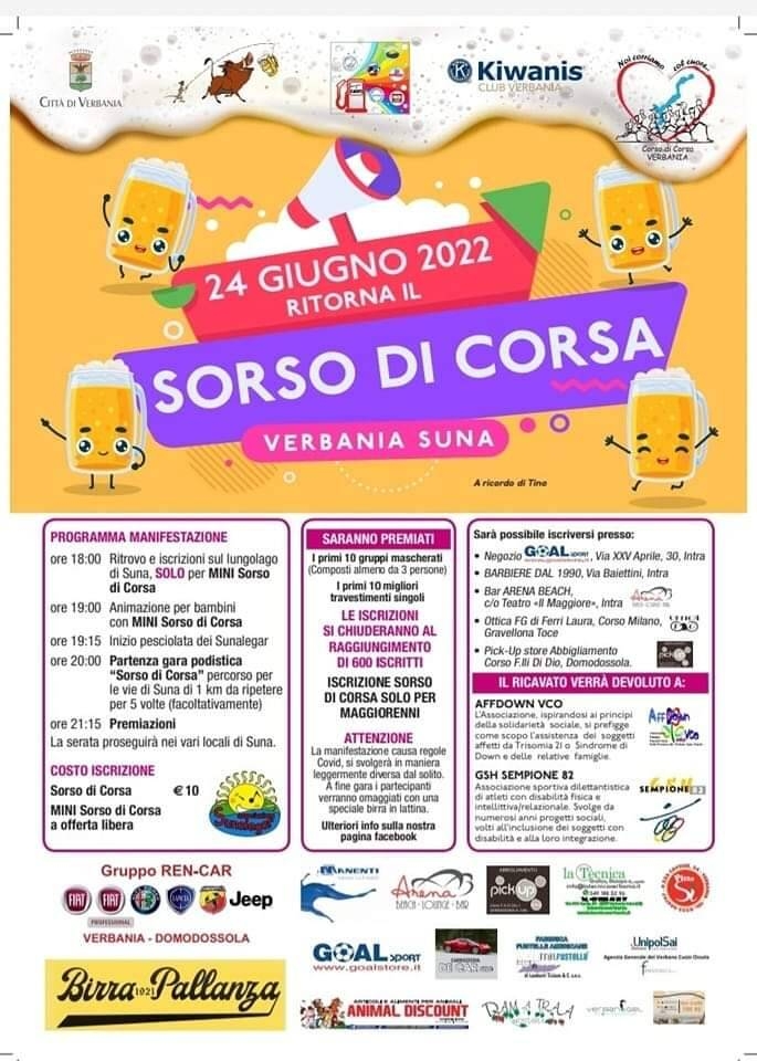 Immagine: sorso di corsa
